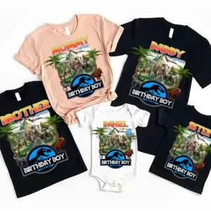 Jurassic Park Birthday Shirt, Jurassic Park Dinosaur Birthday Family T-shirts, Jurassic Park T-shirts, Jurassic World Shirt3