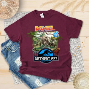 Jurassic Park Birthday Shirt, Jurassic Park Dinosaur Birthday Family T-shirts, Jurassic Park T-shirts, Jurassic World Shirt
