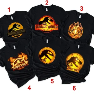 Jurassic World Dominion Birthday Shirt, Custom Matching Family Birthday Shirt, Personalized Birthday Gifts, Custom Shirt 2
