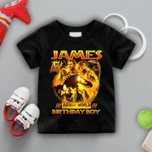 Jurassic World Dominion Birthday Shirt, Jurassic Park Family Shirt, Jurassic Park Kids Shirt, Jurassic World Dominion Movie 2022 Shirt 3