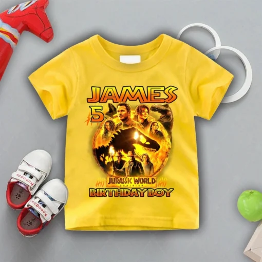 Jurassic World Dominion Birthday Shirt, Jurassic Park Family Shirt, Jurassic Park Kids Shirt, Jurassic World Dominion Movie 2022 Shirt