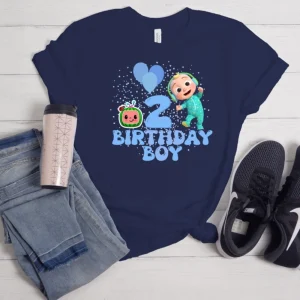 Melon Personalized Family Birthday T-Shirt, Coco Custom birthday shirts, Coco Party Theme Shirt Gift For Kids , Cocomelon birthday boy shirt 2