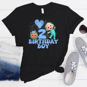 Melon Personalized Family Birthday T-Shirt, Coco Custom birthday shirts, Coco Party Theme Shirt Gift For Kids , Cocomelon birthday boy shirt