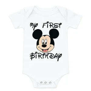 Mickey Mouse 1st birthday shirt