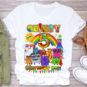 Numberblocks Birthday Matching Shirt, Numberblocks Family Birthday Shirt, Personalized Numberblocks Shirt, Custom Numberblocks Birthday Shirt