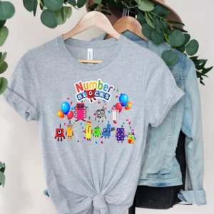 Numberblocks T Shirt, Numberblocks Family Birthday Shirt, Personalized 1 To 10 Numberblocks Shirt, Custom Numberblocks Matching Shirt 2