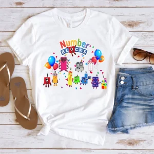 Numberblocks T Shirt, Numberblocks Family Birthday Shirt, Personalized 1 To 10 Numberblocks Shirt, Custom Numberblocks Matching Shirt