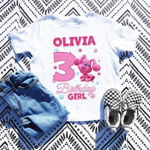 Personalized Blues Clues Birthday Shirt, Blues Clues & Magenta Birthday Shirt, Blues Clues Family Shirts, Blues Clues Shirt 2