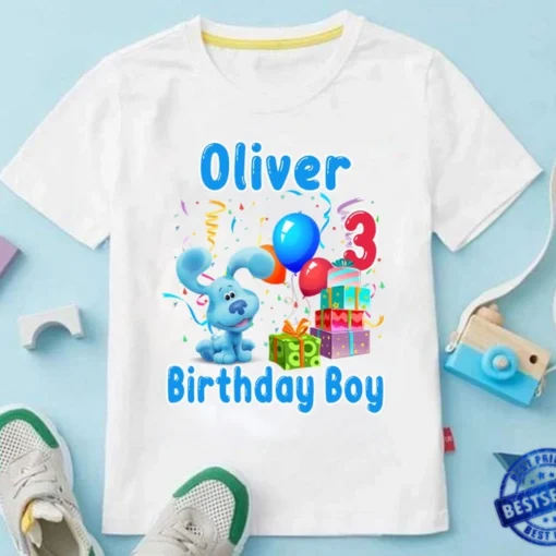 Personalized Blues Clues Birthday Shirt, Blues Clues & Magenta Birthday Shirt, Blues Clues Family Shirts, Family Blues Clues Shirts