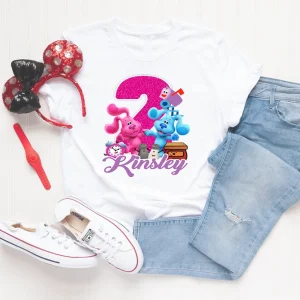 Personalized Blues Clues Birthday Shirt, Blues Clues & Magenta Birthday Shirt, Family Birthday Shirts 3