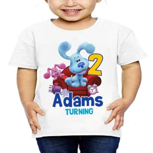 Personalized Blues Clues Birthday Shirt, Blues Clues & Magenta Custom Birthday Shirt, Blues Clues Family Shirts 2