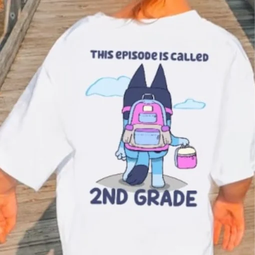 Personalized Bluey & Bingo Back To School Kids Shirts, This Episode Is Called Pre-K - Kindergarten, Preschool to 3rd grade, Comfort Colors 3