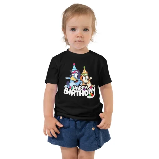 Personalized Bluey Bingo Birthday Girl Shirts, Bluey Shirt Kids, Family Bluey Birthday Tshirt, Bluey Party Shirt 2