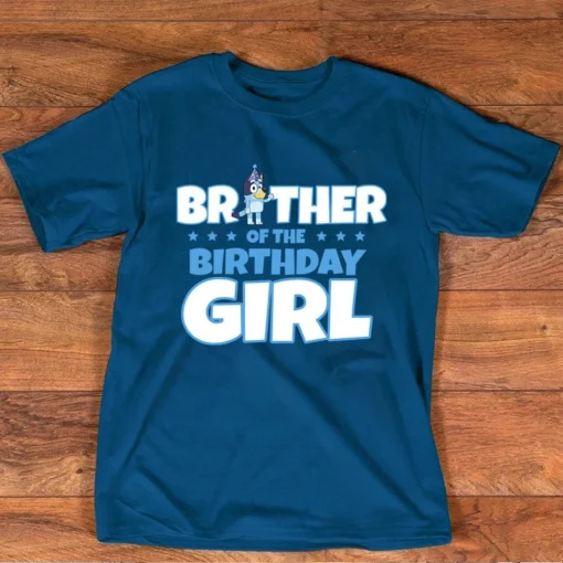 Personalized Bluey Birthday Shirt, Bluey Birthday Family Shirts, Personalised Bluey Shirt, Custom Bluey Birthday Shirt, Cute Party Shirt 4