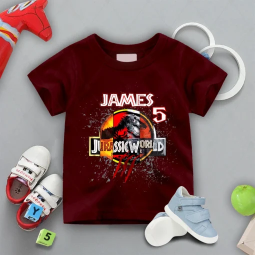 Personalized Jurassic 29th Anniversary Dinosaur Park Movie Family Matching Shirt, Jurassic World Logo Evolution Tshirt, Jurassic Park Fan Gift