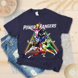 Personalized Power Ranger Shirts, Custom Power Ranger Family Party Shirt, Power Ranger Birthday Shirt, Birthday Boy 2