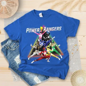 Personalized Power Ranger Shirts, Custom Power Ranger Family Party Shirt, Power Ranger Birthday Shirt, Birthday Boy 3
