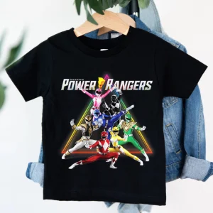 Personalized Power Ranger Shirts, Custom Power Ranger Family Party Shirt, Power Ranger Birthday Shirt, Birthday Boy