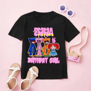 Poppy Playtime Birthday Shirt, Huggy Wuggy Kissy missy Shirt, Kissy Missy Shirt, Mommy Long Legs Tee, Gamer Shirt, Birthday Group Shirt