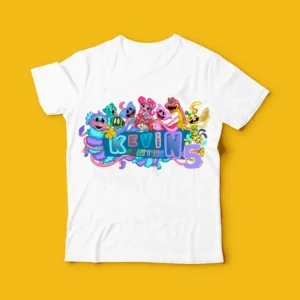 Poppy Playtime Shirt, Huggy Wuggy Birthday Shirt, Personalized Friday Night Funkin Birthday Shirt, Kids Game T-shirt