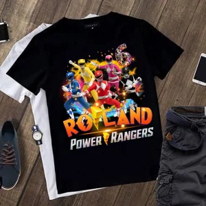 Power Ranger Personalized Birthday Shirts, Pawer Ranger Family Party Shirt, Power Ranger Shirt, Birthday BoyGirl Shirt, Custom Shirt