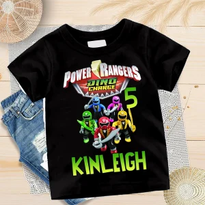 Power Ranger Shirts, Pawer Ranger Family Party Shirt, Power Ranger Birthday Shirt, Power Ranger Shirt, Birthday BoyGirl Shirt, Custom Shirt