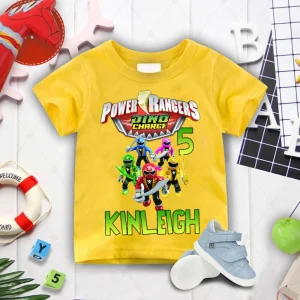 Power Ranger Shirts, Pawer Ranger Family Party Shirt, Power Ranger Birthday Shirt, Power Ranger Shirt, Birthday BoyGirl Shirt, Custom Shirt 4