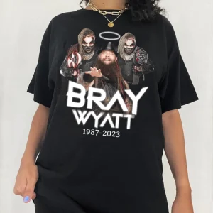R.I.P Bray Wyatt Vintage T-Shirt, The Fiend Shirt, Legends Never Die Tee Shirt, Woman and Man Unisex T-Shirt, Trending Shirt.