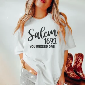 Salem Witch Shirt Salem Halloween Comfort Colors Salem Massachusetts Tee Halloween Salem T-Shirt Salem Girls Trip Fall Shirt Witch 1692 M3