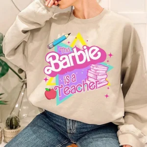 This Barbi Is A Teacher Shirt, Back To School Shirt for Teachers, Womens Teacher Gift, Teacher Life Elementary Shirt, Comfort Colors 3