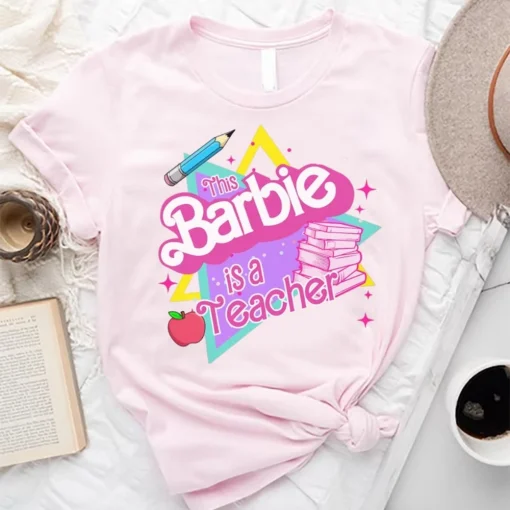 This Barbi Is A Teacher Shirt, Back To School Shirt for Teachers, Womens Teacher Gift, Teacher Life Elementary Shirt, Comfort Colors 4