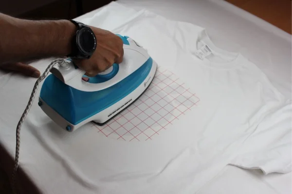 Using iron-on transfer paper