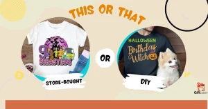 Halloween Birthday Shirt Showdown: DIY vs. Store-Bought