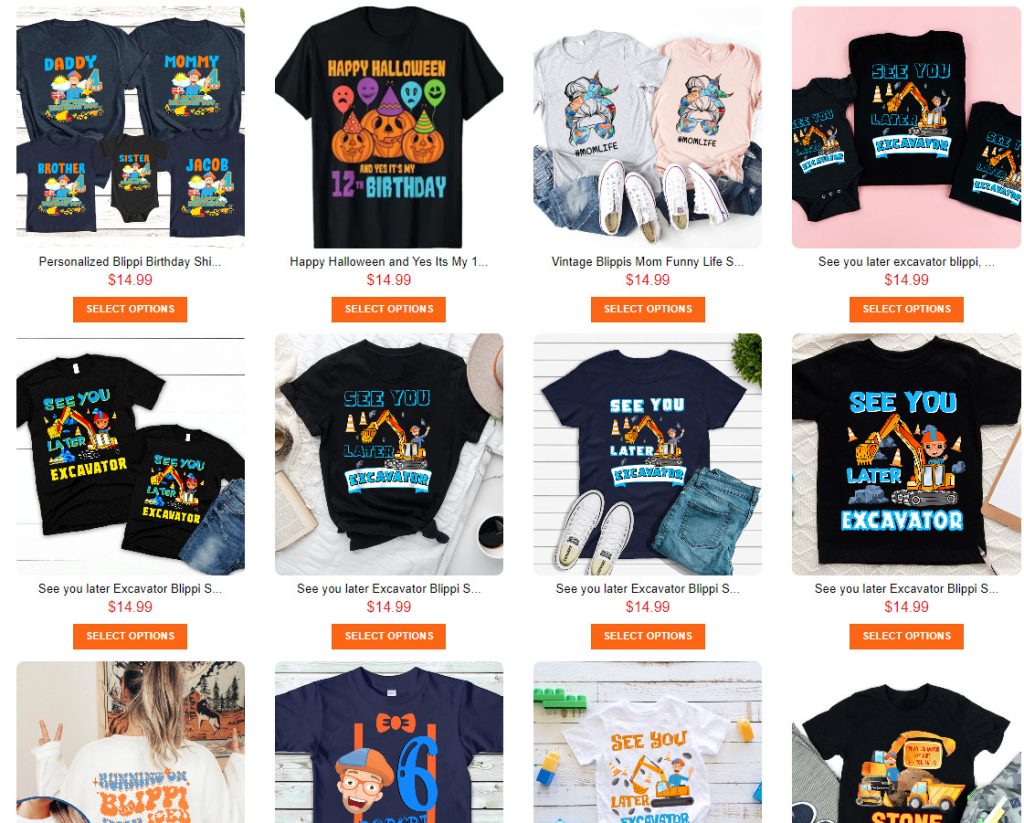 Where to Get a Blippi Birthday Shirt With Friendly Budget