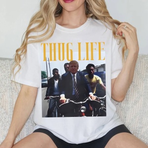 Trump Thug Life Comfort Colors Shirt, Thug Life My Favorite Men Are Criminals, Thug Life Shirt, Funny Graphic Gift for Mom, Gift for Friend