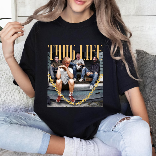 Trump Thug Life Comfort Colors Shirt, Thug Life My Favorite Men Are Criminals, Thug Life Shirt, Funny Graphic Gift for Mom, Gift for Friend