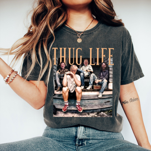 Trump Thug Life Comfort Colors Shirt, Thug Life My Favorite Men Are Criminals, Thug Life Shirt, Funny Graphic Gift for Mom, Gift for Friend