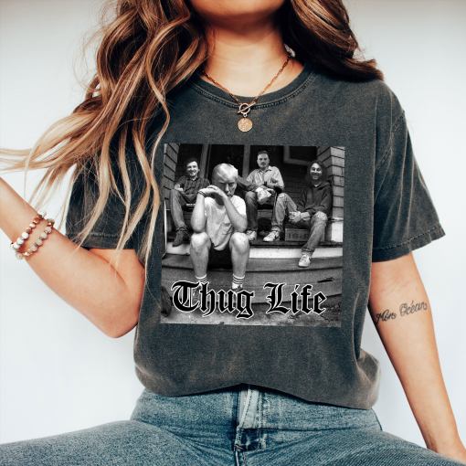 Trump Thug Life Comfort Colors Shirt, Thug Life My Favorite Men Are Criminals, Thug Life Shirt, Funny Graphic Gift for Mom, Gift for Friend