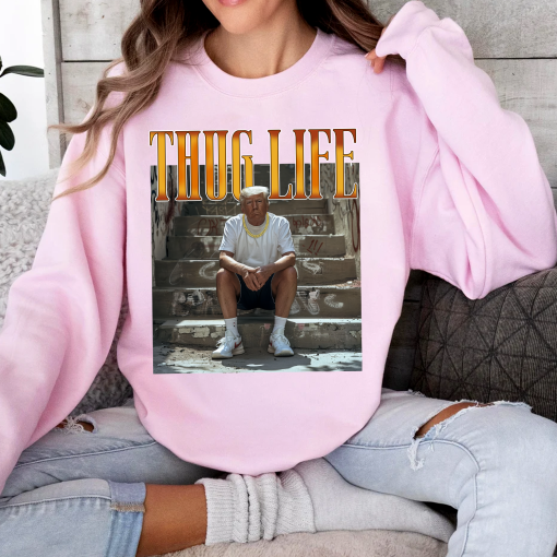 Trump Thug Life Comfort Colors Shirt, Thug Life My Favorite Men Are Criminals, Thug Life Shirt, Funny Graphic Gift for Mom, Gift for Friend